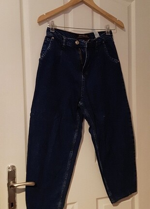 34 Beden Koyu mavi jeans pantolon 