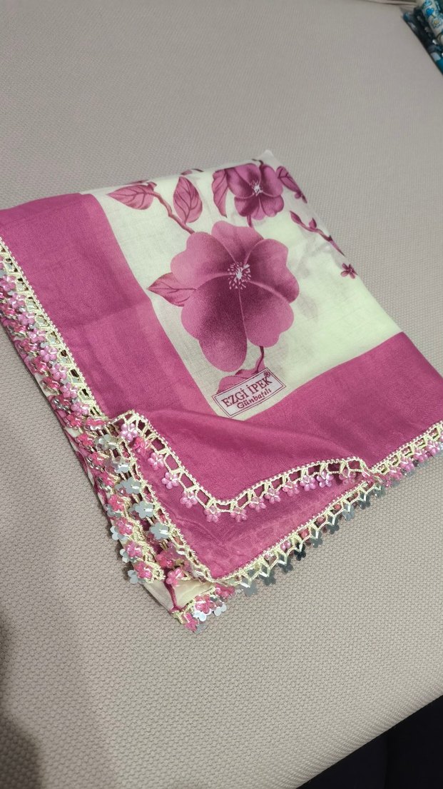 Çeyizlik Tülbent başörtüsü - Görsel 3