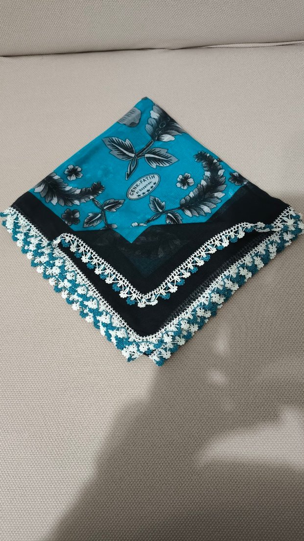 Çeyizlik Tülbent başörtüsü - Görsel 5