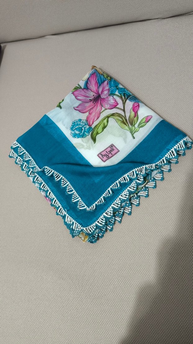 Çeyizlik Tülbent başörtüsü - Görsel 4