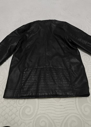 Erkek Çocuk 13 14 yaş deri ceket kusursuz sayılı kullanıldı - Görsel 5
