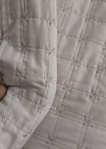 Pembe Nakışlı Çift Kişilik Yatak Örtüsü Seti - Görsel 9