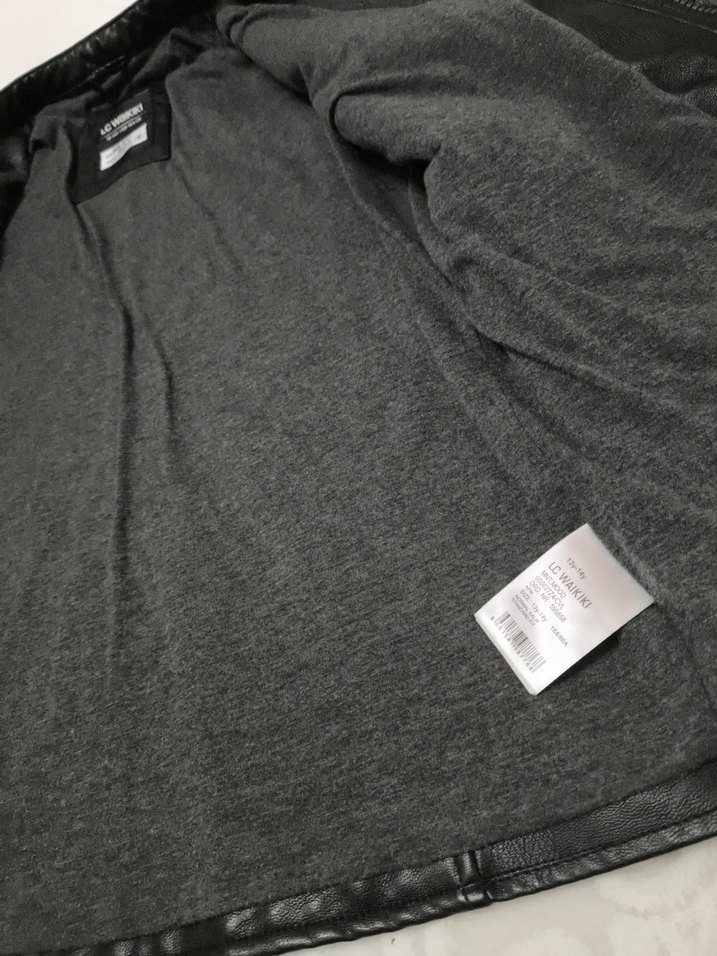 Erkek Çocuk deri ceket - Görsel 5