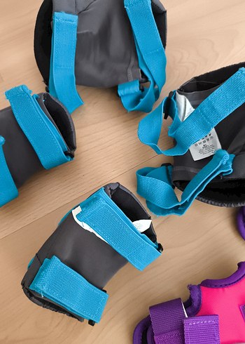 Çocuk Koruyucu Seti Mavi ve Mor Dizlik - Görsel 5