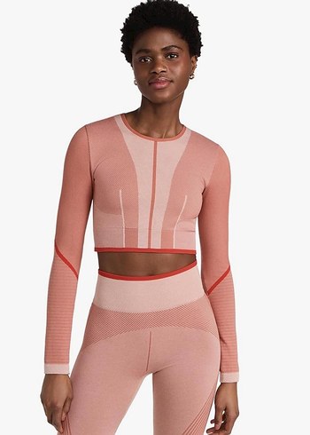 Adidas Pembe Uzun Kollu Kadın Spor Üstü