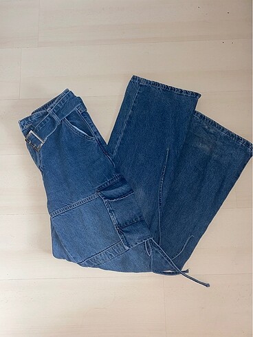 34 Beden lacivert Renk Haihola denim cepli jean