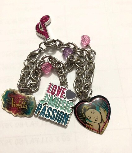 DISNEY VIOLATTA LOVE MUSIC PASSION BİLEKLİK
