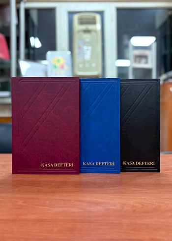 160 Sayfa Kasa Defteri Seti - Siyah, Mavi, Bordo - Görsel 2
