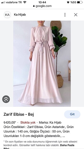Ka hijab zarif elbise