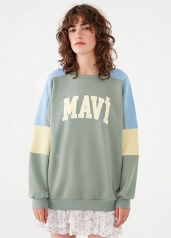 s Beden yeşil Renk Mavi , açık yeşil sweatshirt 