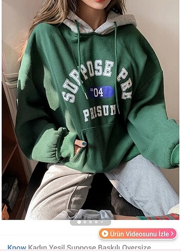 Yeşil Sweatshirt 