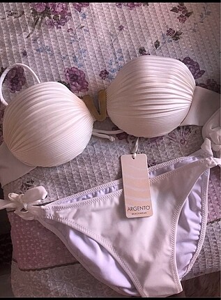 Argento Ekru Yeni Etiketli Bikini Takımı
