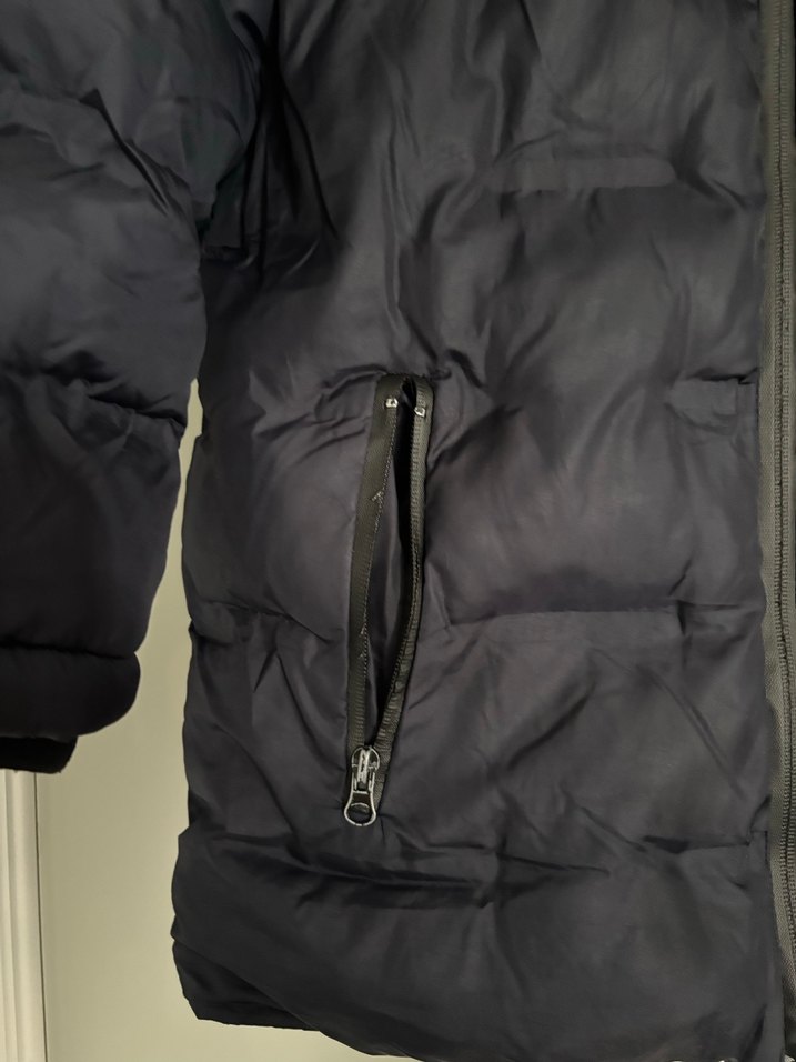 Siyah Fermuarlı Kadın Midi Kış Montu - Görsel 2