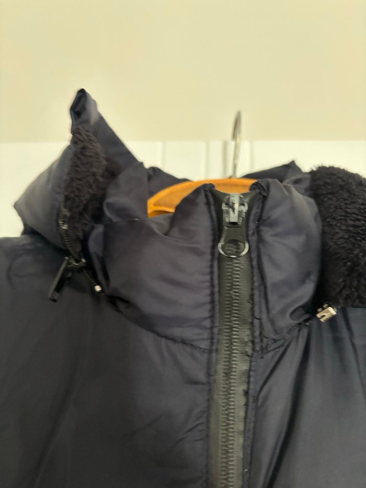 Siyah Fermuarlı Kadın Midi Kış Montu - Görsel 4