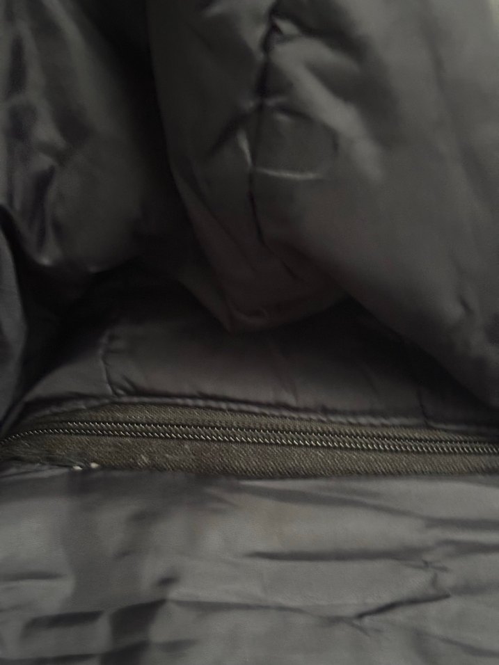 Siyah Fermuarlı Kadın Midi Kış Montu - Görsel 5