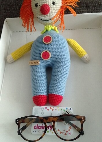 Amigurumi bebek  ve gözlük - Görsel 4