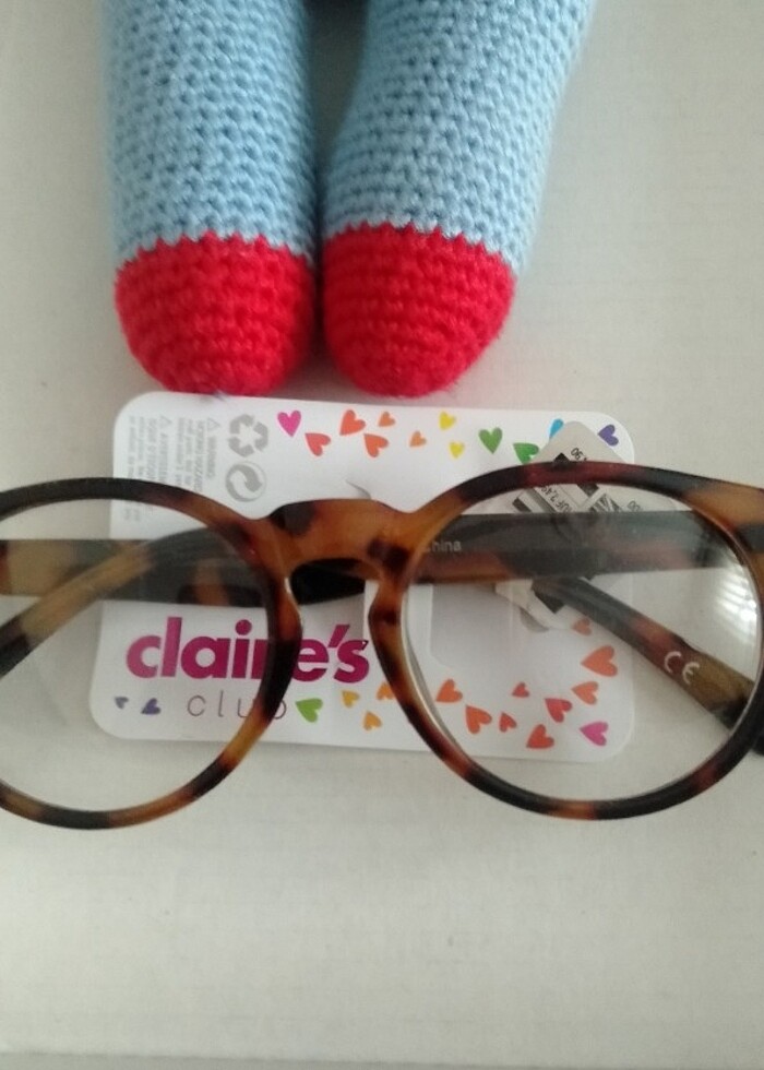 Amigurumi bebek  ve gözlük - Görsel 3