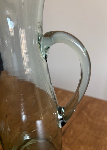 Saplı Şeffaf Cam Sürahi - Görsel 3