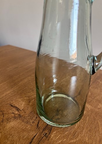 Saplı Şeffaf Cam Sürahi - Görsel 2