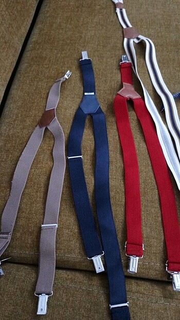 Erkek çocuk aksesuar pantolon askı papyon - Görsel 3