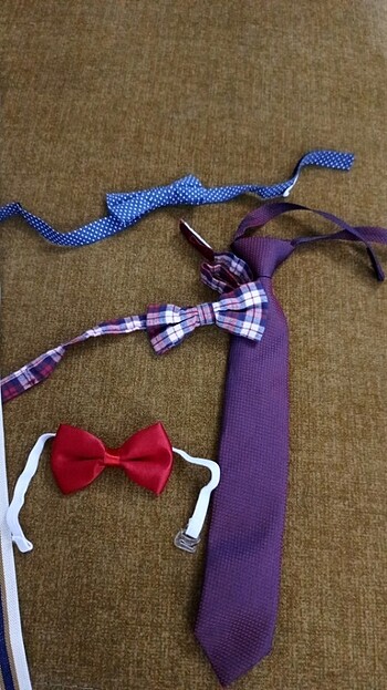 Erkek çocuk aksesuar pantolon askı papyon - Görsel 5