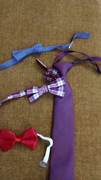 Erkek çocuk aksesuar pantolon askı papyon - Görsel 6