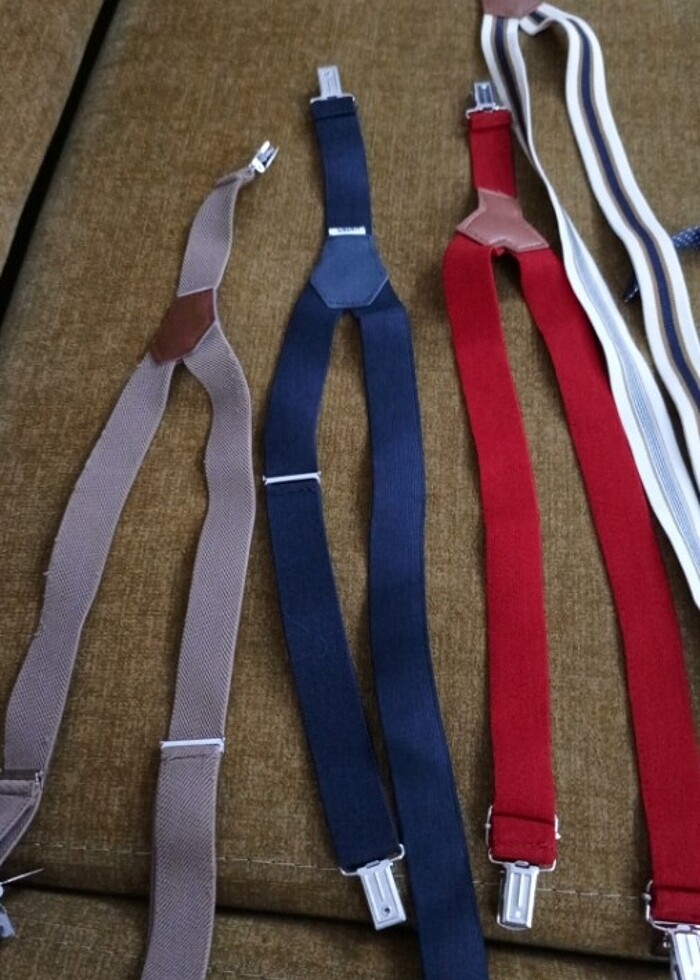 Erkek çocuk aksesuar pantolon askı papyon  - Görsel 3