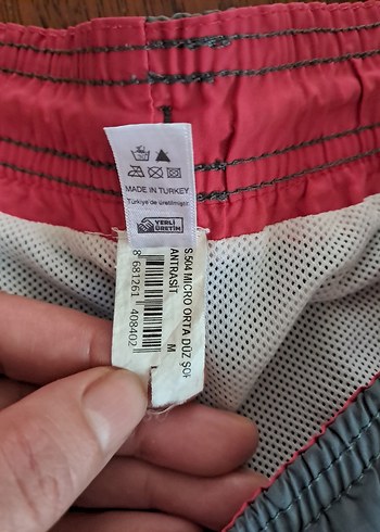 DAGİ Gri Erkek Mayo  Yüzme Şortu M beden - Görsel 4