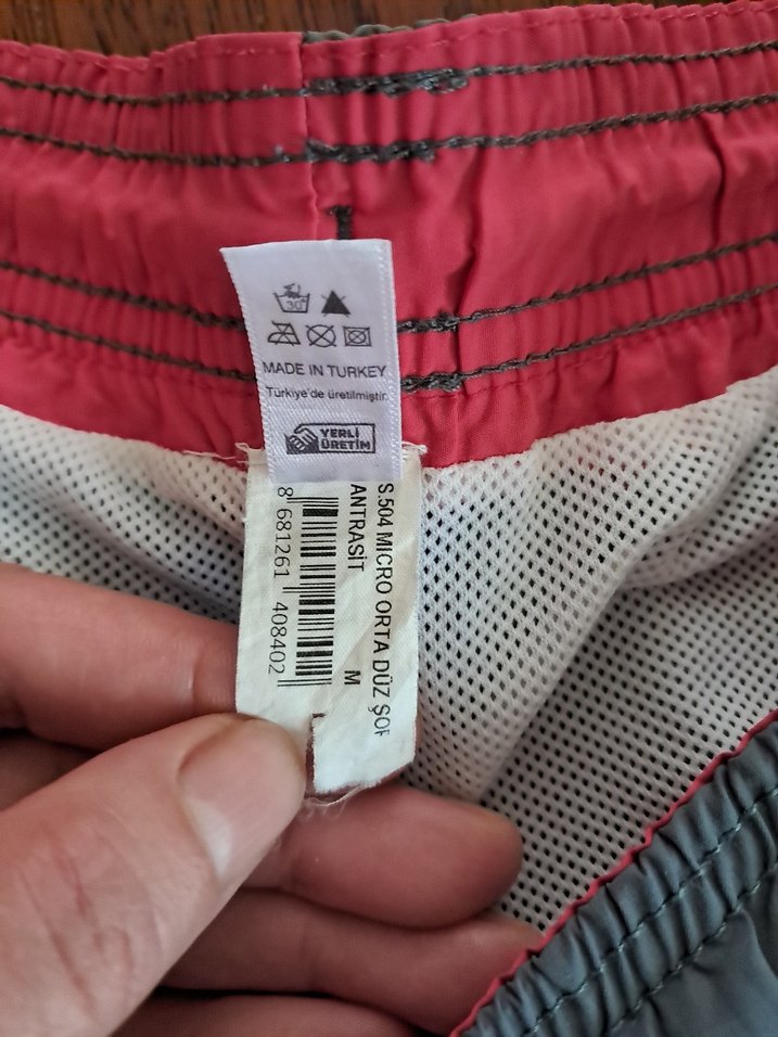 DAGİ Gri Erkek Mayo  Yüzme Şortu M beden - Görsel 4