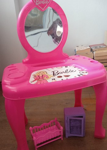 Pembe Barbie Çocuk Şifonyeri - Görsel 5