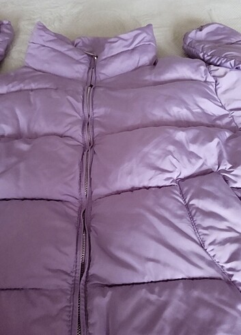 m Beden mor Renk Pull bear şişme mont