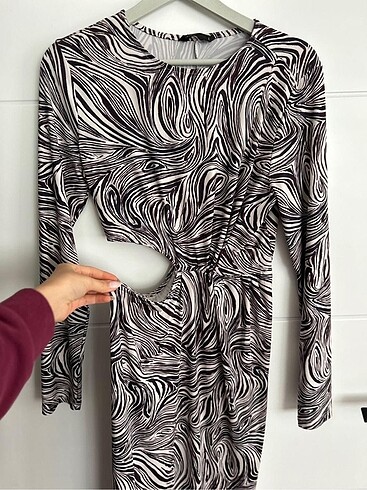 l Beden Defacto Zebra Elbise