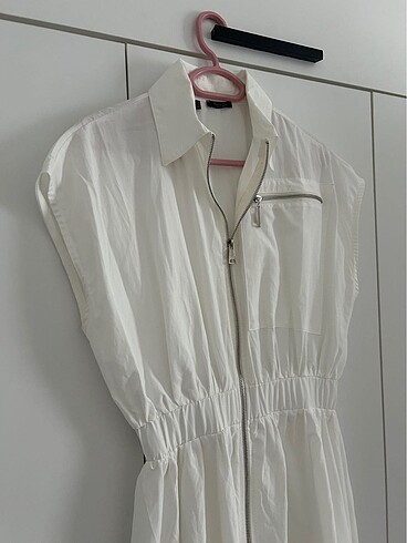 s Beden beyaz Renk Massimo Dutti Elbise