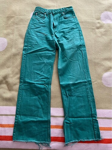 zara yeşil pantolon