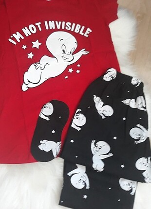 Kısa kollu Casper pijama takımı