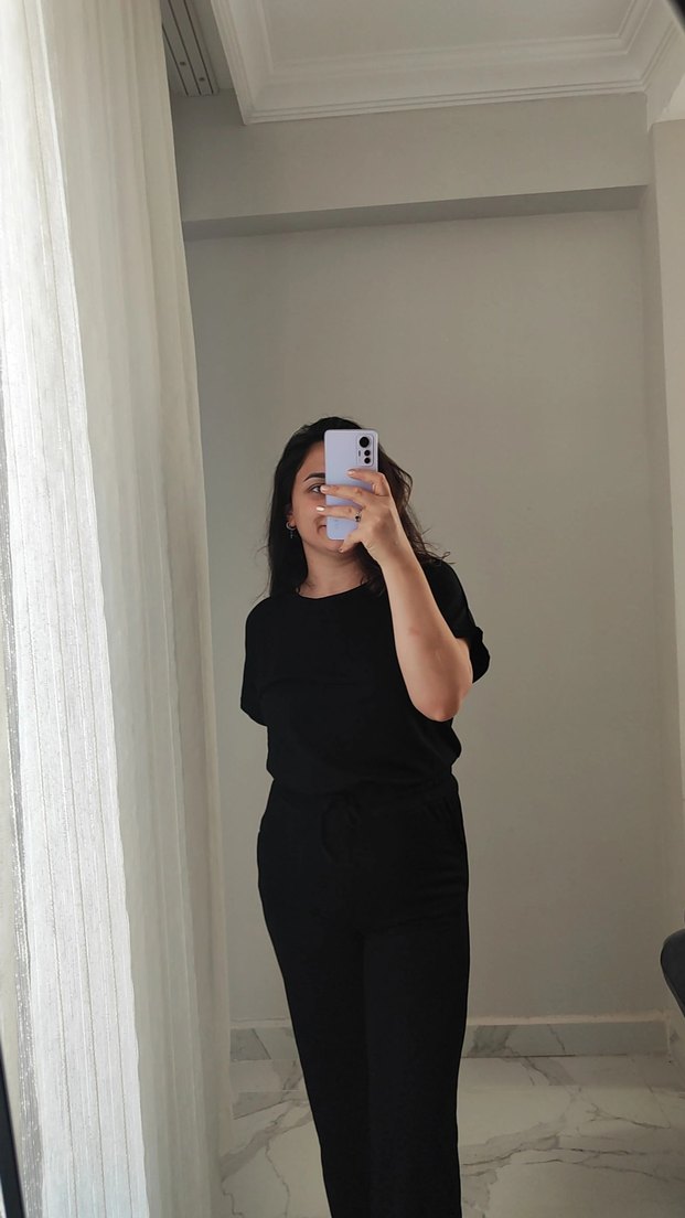 Siyah Rahat Kesim takım - Görsel 3