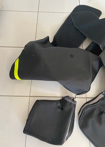 Siyah Biker Motorsiklet rüzgarlık - Görsel 2