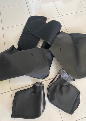 Siyah Biker Motorsiklet rüzgarlık - Görsel 3