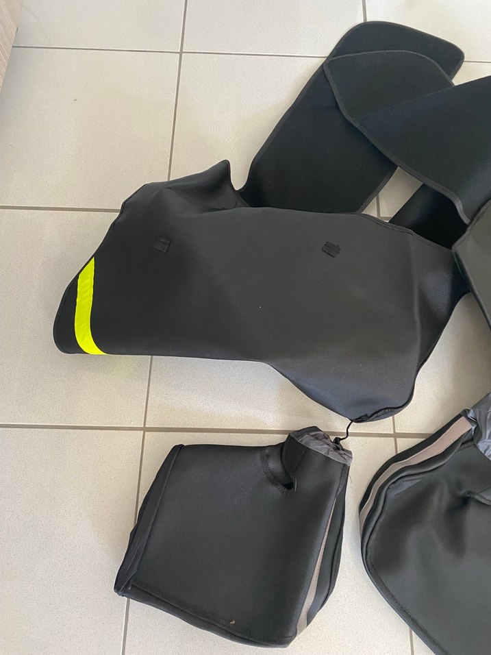 Siyah Biker Motorsiklet rüzgarlık - Görsel 2