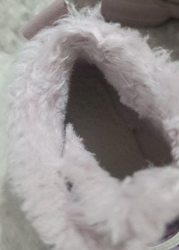 29 Beden pembe Renk lila rengi Peluş Detaylı Kız Çocuk Pembe Bot