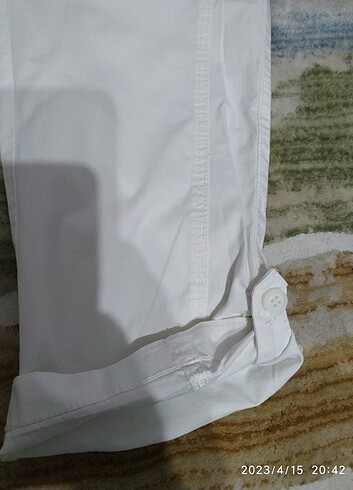 Beyaz yazlık kalem.pantalon - Görsel 4