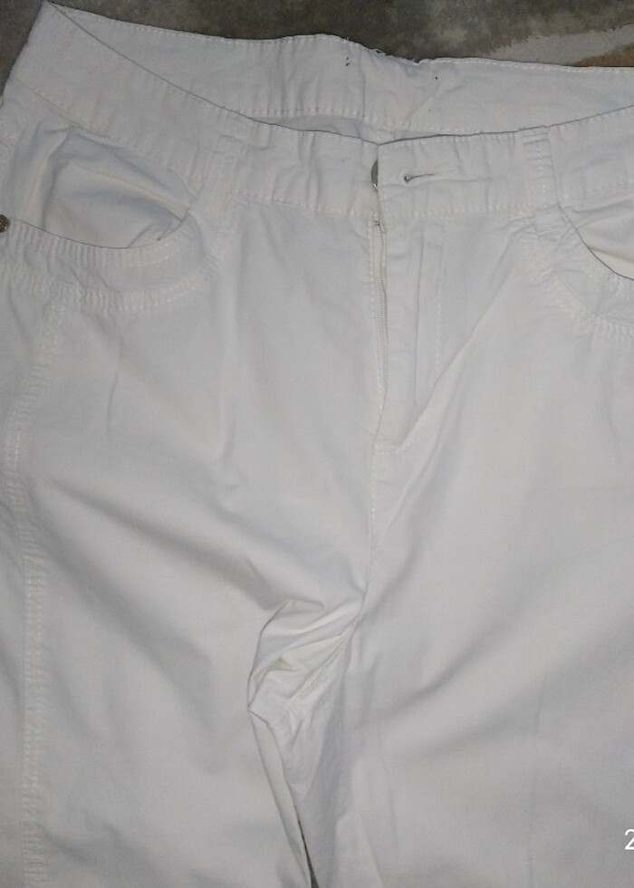 Beyaz yazlık kalem.pantalon - Görsel 2