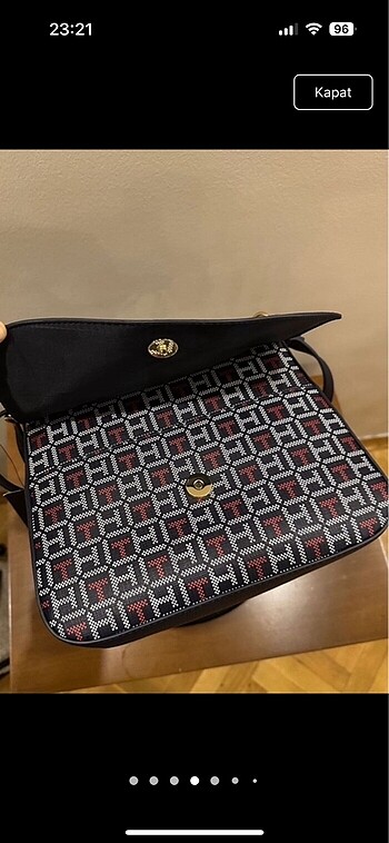 Beden siyah Renk Tommy Hilfiger Çanta