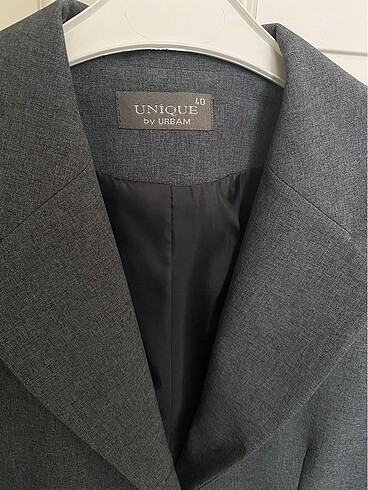 40 Beden gri Renk Blazer Ceket