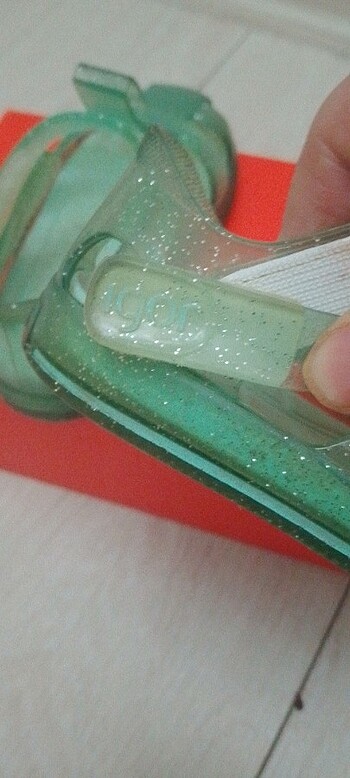 20 Beden yeşil Renk Sandalet