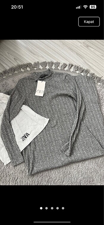 Zara triko elbise