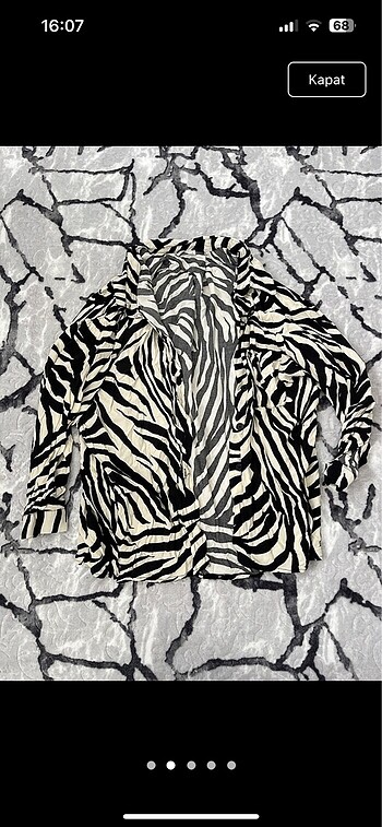 Mango Zebra desen gömlek
