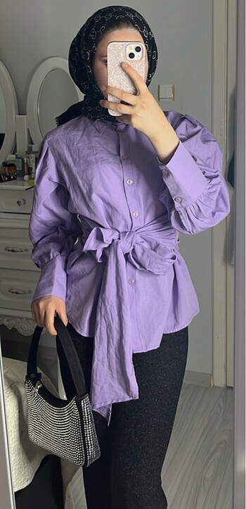 Zara Lila gömlek