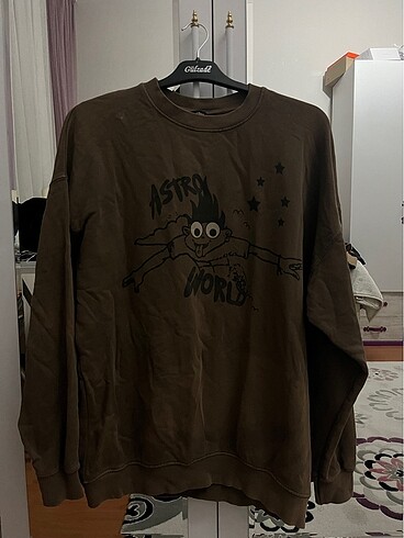 Kahverengi sweat