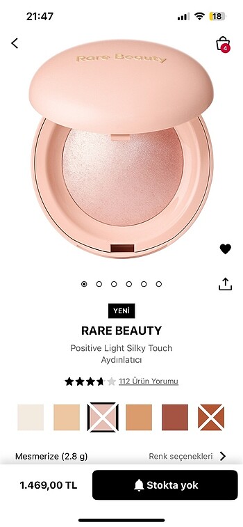 Rare beauty aydınlatıcı